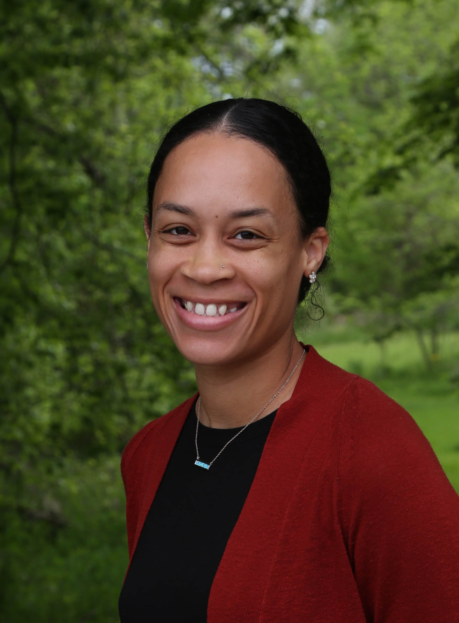 image of a woman smiling