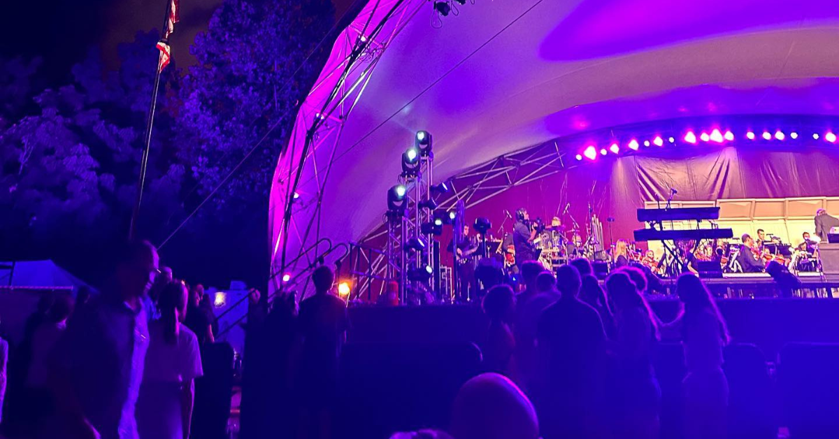 Photo from the Lancaster Festival night concert.