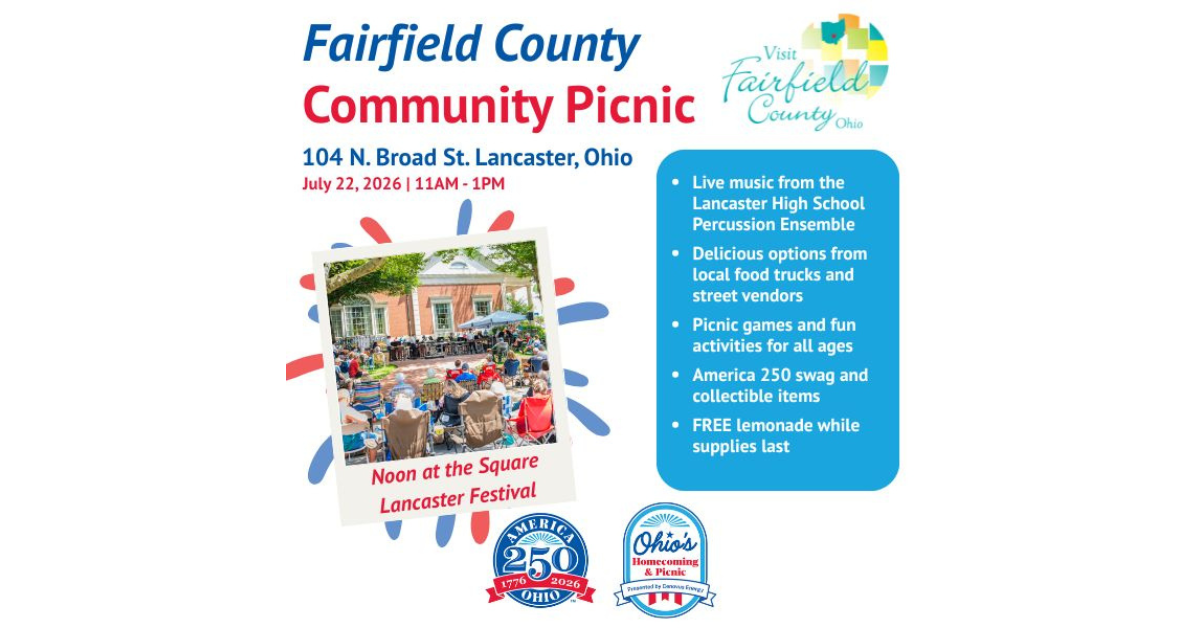 Poster about the Fairfield County Community Picnic. All information in the graphic is in the article.