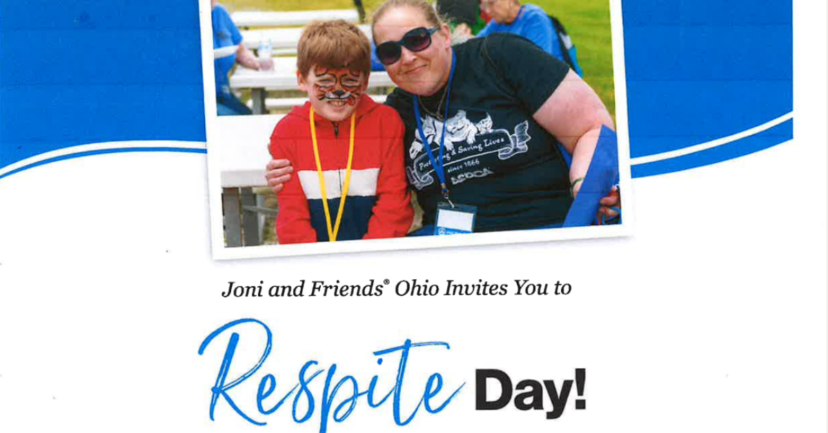 Graphic showing a child and woman having fun at the last Respite Day Event.
